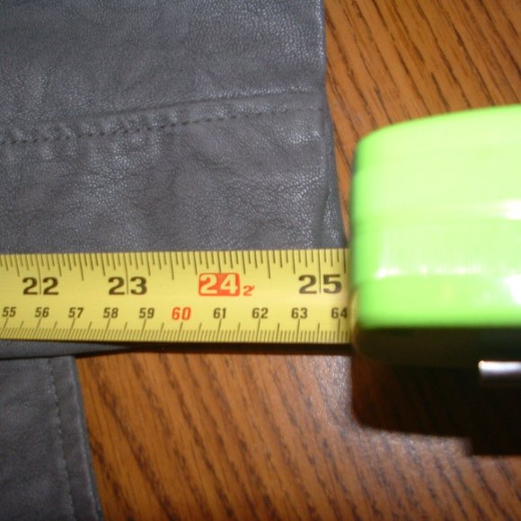 Loft Size 16 Gray Faux Nubuck Leather Moto Jacket (NWT) - Picture 10 of 14